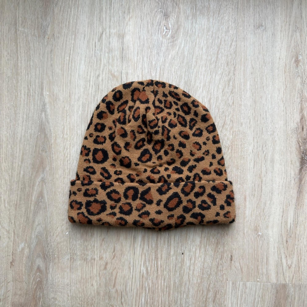 Leopard Print Beanie | OS
